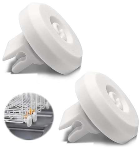 Dishwasher Basket Roller Bottom for Miele 2372352-2 Pieces Wheels Suitable for Miele Dishwasher Replacement Parts 2372352, Runner for Dishwasher Dishwasher Basket Bottom, Roller for Dishwasher Basket
