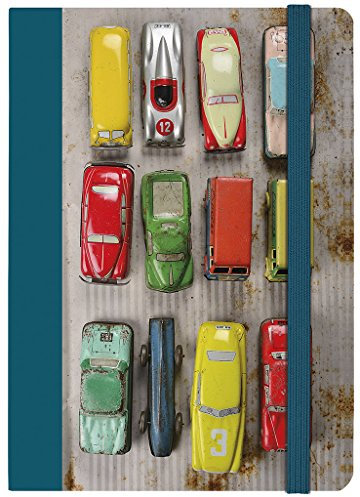 moses. 80468 Papier&Feder Notizbuch Spielzeugautos DIN A5, 160 Seiten, liniert