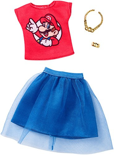 Barbie Super Mario Red Top and Blue Bottom Fashion Pack