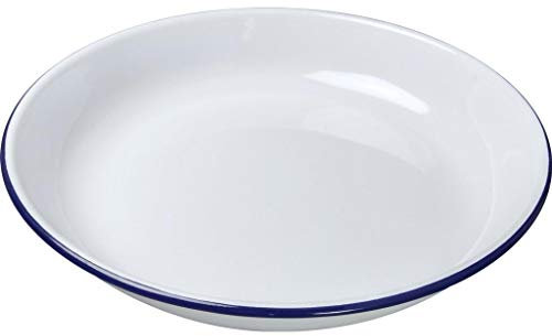 Falcon White Enamel Round Rice Plate Baking Dish 26cm