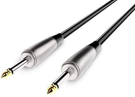 Audibax Power Amp Cable Jack Mono - Jack Mono 2 x 2,5 1,5m Cable Altavoz