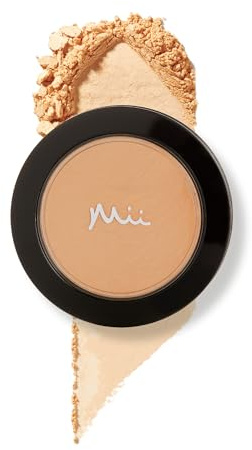 Mii Cosmetics Midi Irresistible Face Base | 100% Pure Mineral Foundation | Award-Winning Face Powder Foundation | Vegan Formula, SPF 30 | Buildable Coverage | Flawless Finish | Precious 06 | 2.5g