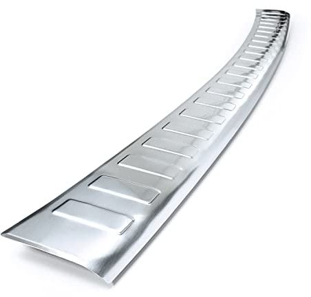 tuning-art L242 Edelstahl Ladekantenschutz passend für Mercedes E-Klasse S213 2016-2023, Farbe:Silber