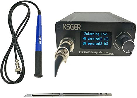 MASUNN Ksger V2.1S T12 Digital Temperature Controller Soldering Station Electric Soldering Iron Tips T12-K + 9501 Handle
