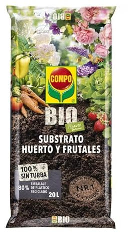 Compo Bio Sustrato Huerto Urbano 20 L