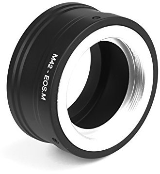 M42-EOS M Objektivadapter Adapter für M42 Objektive kompatibel mit Canon EOS-M Kamera EF-M