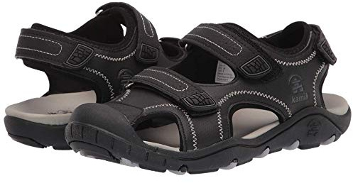 Kamik Unisex-Jungen Seaturtle2 Geschlossene Sandalen, BLACK, 37 EU