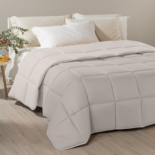 Caleffi 1003663 Microfibra Modern Trapunta per Singolo Letto, Sabbia