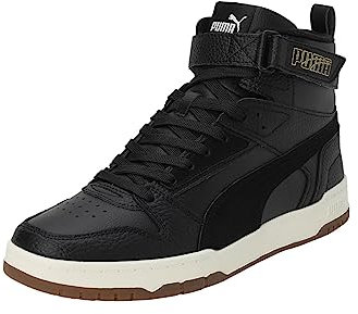 PUMA Unisex RBD Game WTR Sneaker, Black Black Team Gold, 42 EU