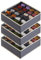 Lifewit 3 Stück Socken Unterwäsche Schubladen Organizer, 24 Zellen Ordnungssystem Kleiderschrank Schrank Organizer, Wickelkommode Organizer Aufbewahrungsboxen für Kleidung Underwear Krawatten, Grau