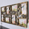 Multi Aperture Photo Frames 8 Pictures Frame Wall Mounted Collage Plastic Frame for 6 x 4 Family Love Picture Home Decor Personalised Gift for Christmas Wedding Valnetines Day Birthday Copper