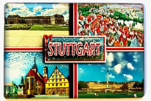 Stuttgart Deutschland Kühlschrankmagnet Stuttgart Souvenir Stuttgart Reiseandenken Stuttgart Geschenkartikel Stuttgart Magnet