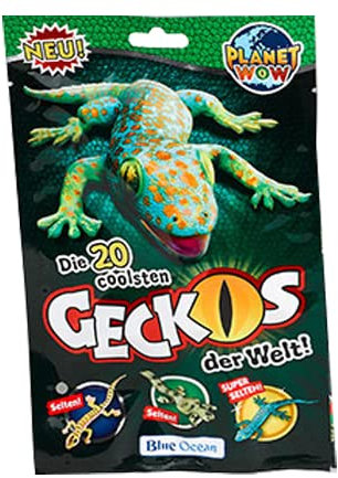 Generisch Blue Ocean Geckos Planet Wow Sammelfiguren – 1x Sammeltüten