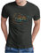 OM3® Fahrrad T-Shirt mit Teile Bezeichnungen - Herren - Bicycle Rennrad Bike Parts Radsport - Dark Grey, M
