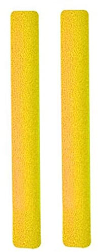 geugecy Churro Piscina Espuma, Churro Flotador Espuma Piscina, 152cm Espuma Flotante Fideos para Piscina, Tubo Flotador Alargado Piscina, para Niños Adultos, Amarillo, 2 piezas