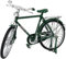 Inyetri Deko Fahrrad Miniatur Mini Fahrrad Modell Spielzeug 1:10 Vintage-Fahrradmodell Fahrrad Miniatur Modell für Kinderspielzeug, Geschenke und Dekoration (Grün)