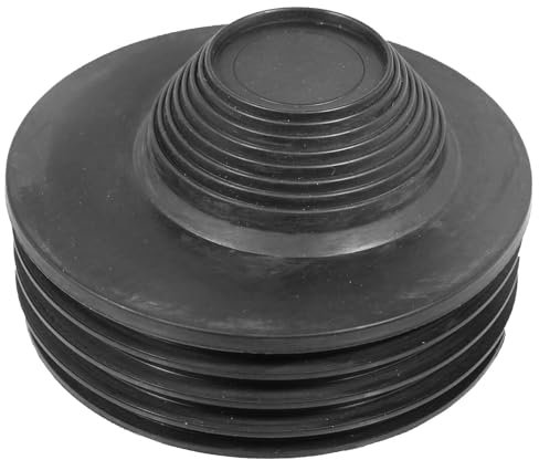 Spares2go 110mm Waste Reducer 32mm 40mm 50mm Push Fit Soil Pipe Drainage System Adaptor (Black)