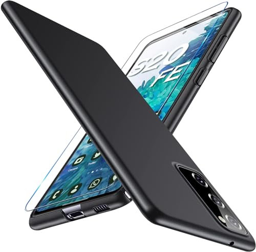 Layeri PC Hart Handyhülle für Samsung Galaxy S20 FE Hülle mit Schutzfolie [0.5mm Extrem Dünn] Schutzhülle für Samsung S20 FE 5G Case Ultra Dünn Anti-Fingerabdrucke Kratzfest Matte Galay S20 FE Cover