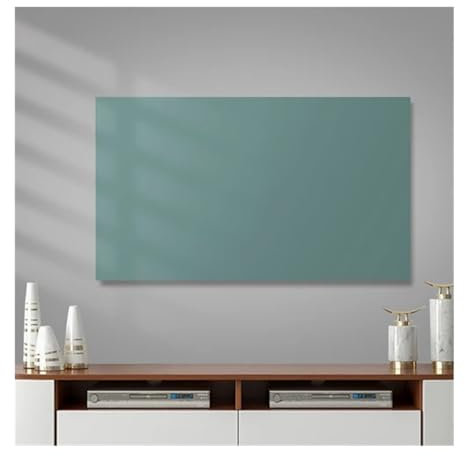 Tv Abdeckung TV-Staubschutz, elastisch, All-Inclusive-Abdeckung, 55 Zoll, 65 Zoll, luxuriös, schlicht, einfarbig (Color : Dark Green, Size : 80-85 inches)