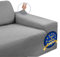 BLUZIMAN Sofa Überzug 1 Sitz, Couch Überzug, Moderne Sofabezug Super Elastische, Sofa Cover Antirutsch, Nicht kompatibel mit Eck- oder L-förmigen Sitzmöbeln (EIN Sitz, Grau)