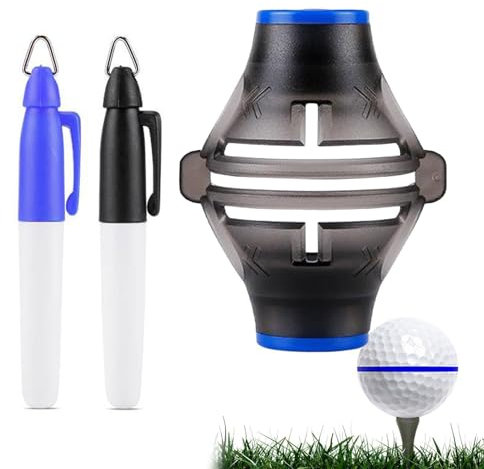 Golfball Markierer, Golf Ballmarker, Golfball-Marker-Schablone, Golfball Zeichnung Ausrichtungs Schablonen Markierungs Werkzeug, Golfball-Markierungsschablonen, Golfball-Liner-Zeichnungsmarker