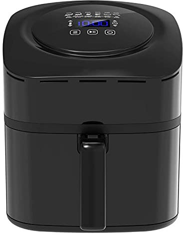 Air Fryer 6L Air Fryer With APP Control Removable Basket Smart Recipe And Non-stick Coating for Reheat or Grill (Color : Black, Size : 6L) (Black 6L) (Black 6L) Comfortable anniversary Efficency