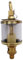 1pc 1/8 1/4 3/8 BSP Male Thread Copper Plating Oil Cup Sight Gravity Drip Feed Oiler Lubricator For Machine Tool(BSP1I8-16ML)