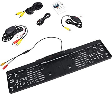 Rückfahrkamera, Oversea Funk 170-Grad-IR-Rückfahrkamera, Markiert Drahtlos Nummernschilder, Einparkhilfe