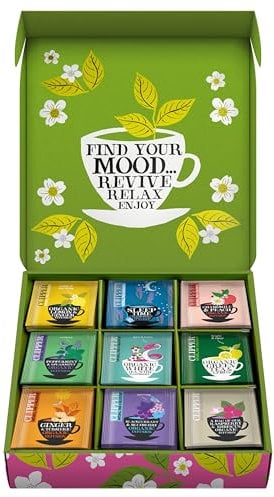 CLIPPER - Coffret Découverte Infusions et Thés Bio - Sachets Assortis - Écologique et Commerce Équitable – Idée Cadeau - 45 Sachets Non Blanchis
