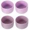 PATIKIL Silicone Boot for Tumbler Boot, 4Pcs Bottom Sleeve Protector Anti-Slip Protective Sleeve for Water Bottle Car Travel Cup, Purple/Light Purple