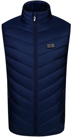 TYUIOP Heated Gilet for Men - Heated Coats for Men Warm Outerwear Down vestheated Down Vest Winter Vest Winter Work Clothes Clothing Battery Powered Jacket
