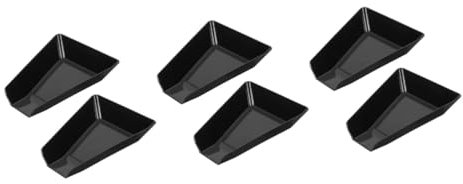 OKUMEYR Lot De 3 Plateaux De Mesure En Plastique Pour Grains De Café Support De Stockage Pour Grains De Café Plateau Pour Présentation De Dégustation 2 Pièces X 3