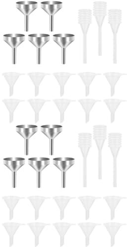 Cabilock 2 Sätze Parfümspender bierzapfanlagen bierissimo biermaschine Flasche Bausätze Pipette multifunktionswerkzeug Trichter zum Einfüllen von Parfüm Minitrichter für den Haushalt Weiß