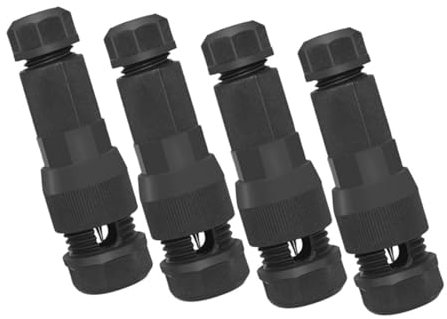 Angoily 4pcs Low Voltage Wire Connectors Garden Electrical Cable Wire Tap Connectors for Landscape Lighting Outdoor Piercing Design