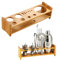 laxreheye Bartending - Portautensili per cocktail Shaker Set Holder | Strumenti in legno | Dining - Bevanda - Supporto per attrezzi Match con set completo di attrezzi