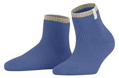 FALKE Damen Socken Cosy Plush W Sso Alpakawolle gemustert 1 Paar, Blau Og Ribbon Blue 6318, 39-42