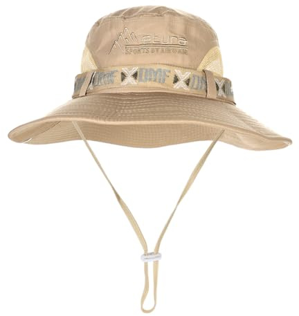 XGOPTS Sonnenhut Damen Herren 56-58 cm Sonnenhut Damen Faltbar Sommerhut Damen UV Schutz 50 Sonnenhüte für Damen Wanderhut Safari Hut