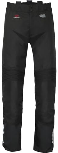 Büse Rider wasserdichte Motorrad Textilhose, schwarz, 3XL