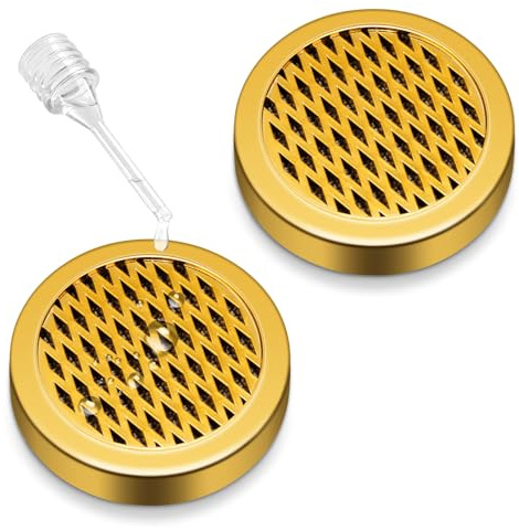 Zigarren Humidor Befeuchter für Zigarren, Tabak, Pfeifentabak und Zigarrettentabak, Passend für alle Zigarren Humidore, Humidor Zigarren Wiederverwendbarer Riegel,Humidorschränke, 2 Stück(Gold)