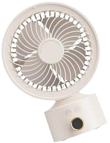 HXNH Ventilador de mesa con opción de 3 velocidades, solución de refrigeración de oficina, textura ABS para refrigeración silenciosa y eficaz, circulación de aire portátil