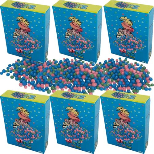 Super Sour Assorted Fruit Hard Candy 50g – Extreme Sour Sweets with Tongue-Painting Red, Blue & Green Colours – Fun Kids Treats (6 x Pack)