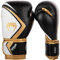 Venum Contender 2.0 Boxhandschuhe, Unisex, Erwachsene, Schwarz/Weiß-Gold, 454 g