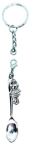 'Alice in Wonderland' Miniature Spoon Keyring Keychain