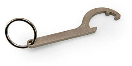 Feuerwehr Schlüsselanhänger und Flaschenöffner in Form Eines Kupplungsschlüssel 83x21mm