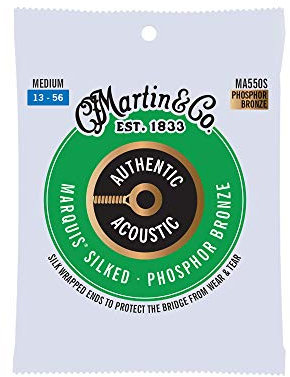 MARTIN Authentic acustica – SP – seta Medium ( 13-56 ) Phosphor Bronze, Set singolo