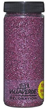 Spiegelsand Deko-Sand Ø 0,6-1,2mm zum Basteln und Gestalten 500ml Dose (Bordeaux)