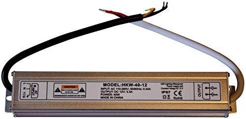 Transformador Travo resistente al agua IP67 (40 W, 12 V CC)