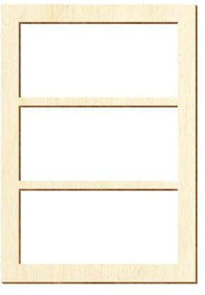 Finestra in legno rettangolare, modello 10