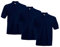 Fruit of the Loom Men's 63-402-0 Polo Shirt, Dark Blue, 3XL (Pack of 3)