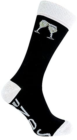 Mens If You Can Read This Bring Me... Funky Theme Socks 1 Pair (4-8, Prosecco)